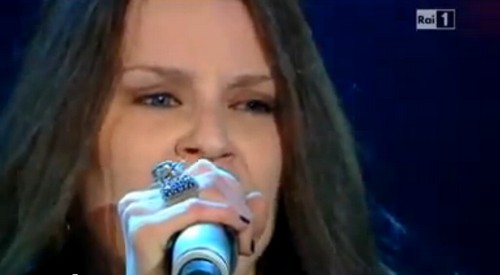 Irene Fornaciari, Grande mistero: video Sanremo 2012 prima serata