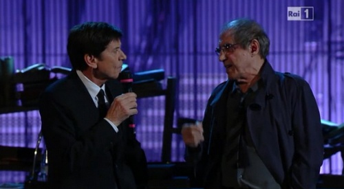 Sanremo 2012: Gianni Morandi e Adriano Celentano realizzeranno un duetto per Ti penso e cambia il mondo