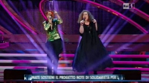 Noemi e Sarah Jane Morris, To feel in love (Amarsi un po'): video Sanremo 2012 terza serata
