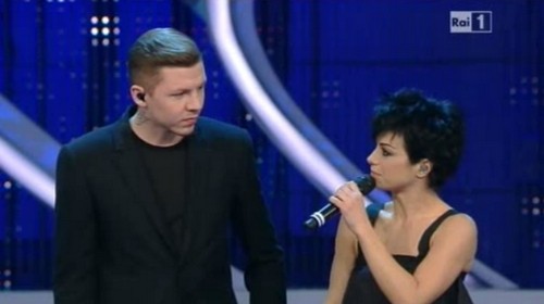 Dolcenera e Professor Green, My life is mine (Vita spericolata): video Sanremo 2012 terza serata