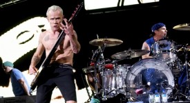 Red Hot Chili Peppers Perform in Concert in Madrid