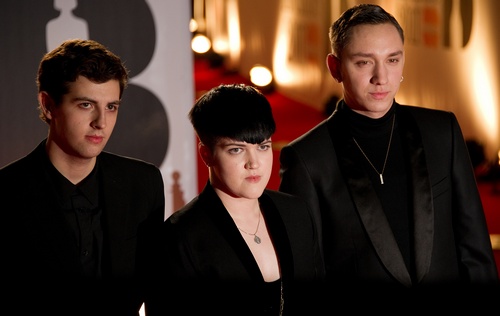 UK band The XX (L to R) Jamie Smith, Mad