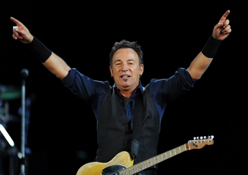 US singer Bruce Springsteen and The E St