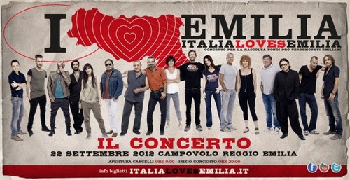 Italia loves Emilia, concerto sold out