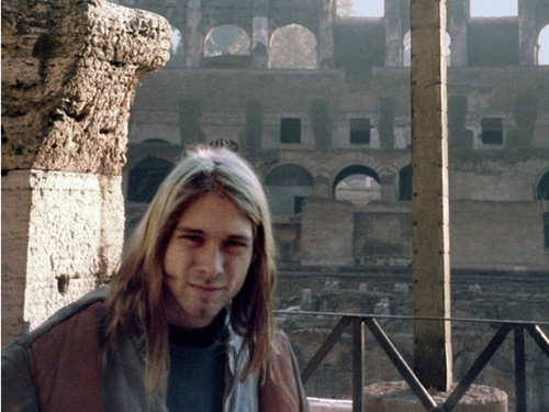 Kurt Cobain al Colosseo nel libro di Bruce Pavitt