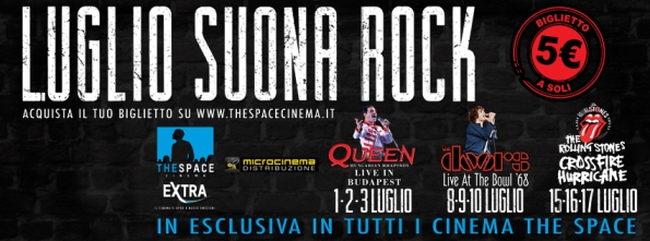 Luglio suona bene: a grande richiesta tornano al cinema Queen, Doors e Rolling Stones