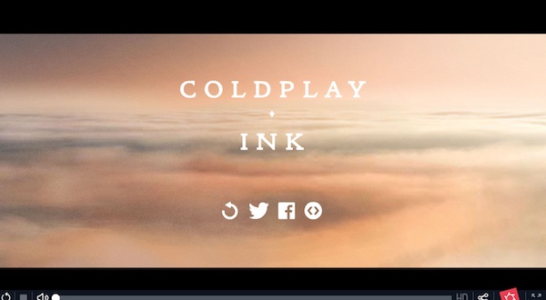 Coldplay: il video interattivo di Ink