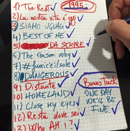 Lorenzo Fragola: svelata la tracklist di 1995