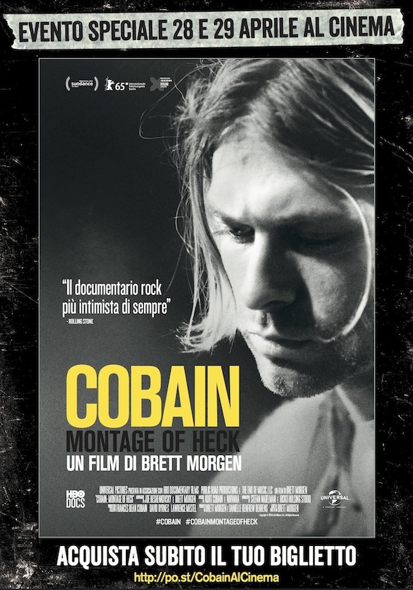COBAIN: MONTAGE OF HECK, esce il film sul leader dei Nirvana