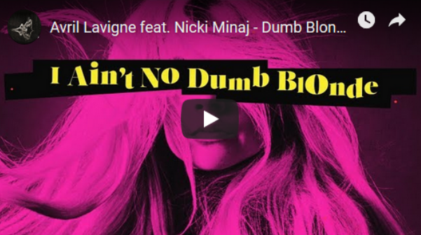 Avril Lavigne feat. Nicki Minaj - Dumb Blonde: lyrics