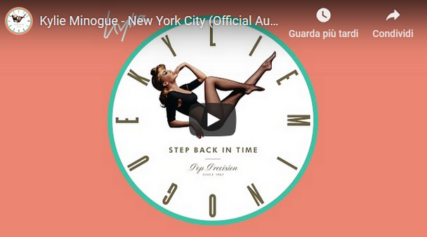 Kylie Minogue, New York City, Lyrics