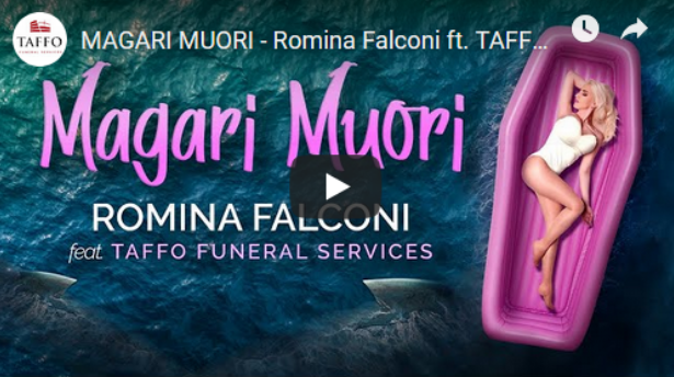 Romina Falconi & Taffo Funeral Services - Magari Muori: testo