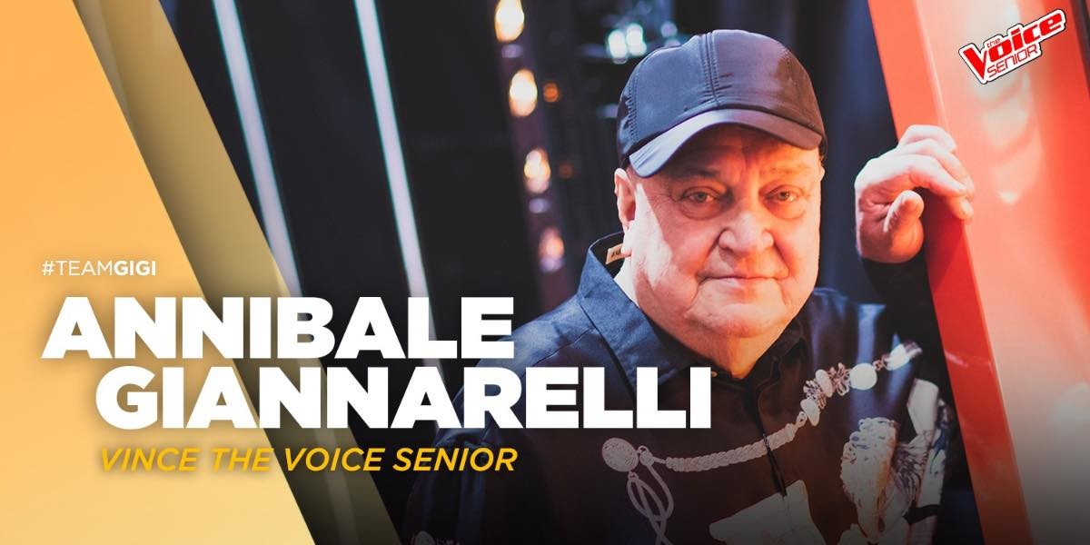 Annibale Giannarelli vince la seconda edizione di “The Voice Senior”